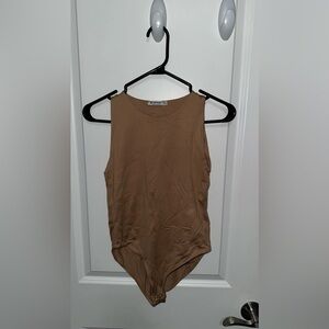 Stradivarius Light Brown Sleeveless Top